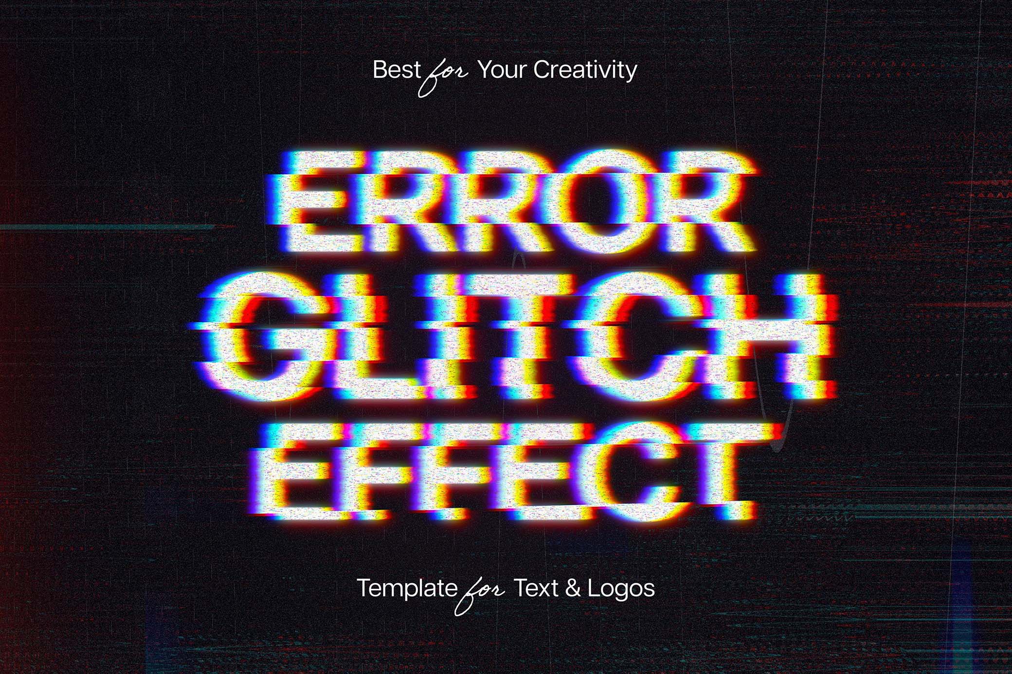 Error Glitch Text Effect