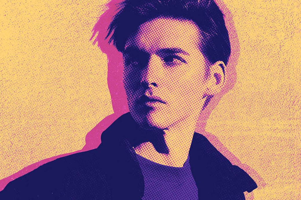 Grunge Duotone Poster Photo Effect