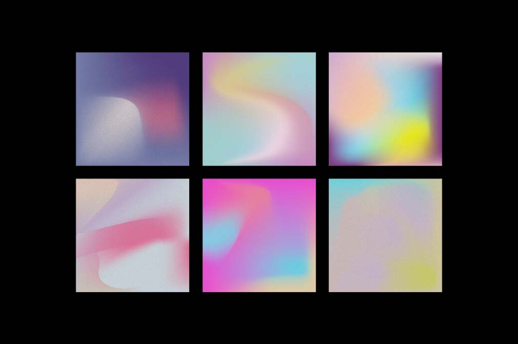 Holographic Grainy Backgrounds
