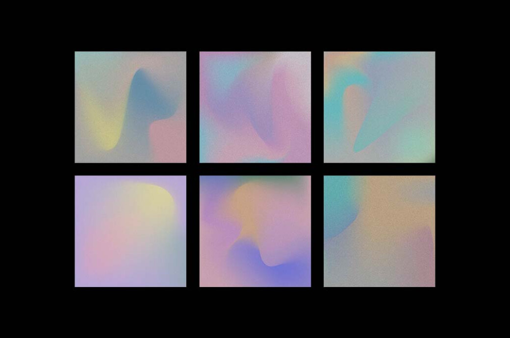Holographic Grainy Backgrounds