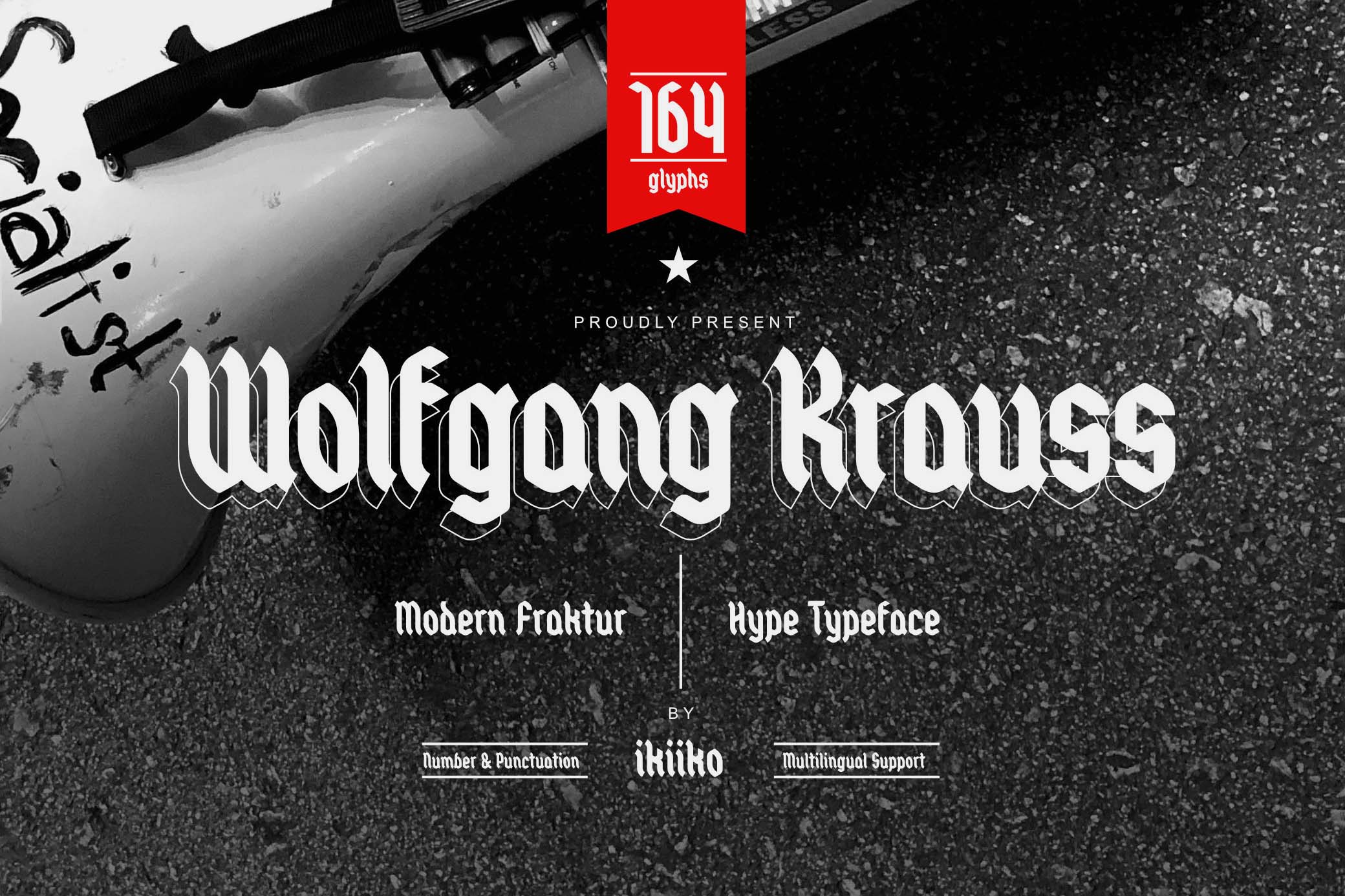 Wolfgang Krauss — Modern Fraktur Type