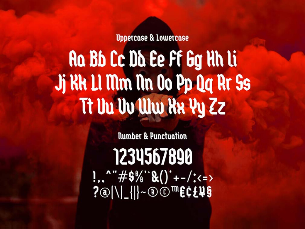 Wolfgang Krauss — Modern Fraktur Type