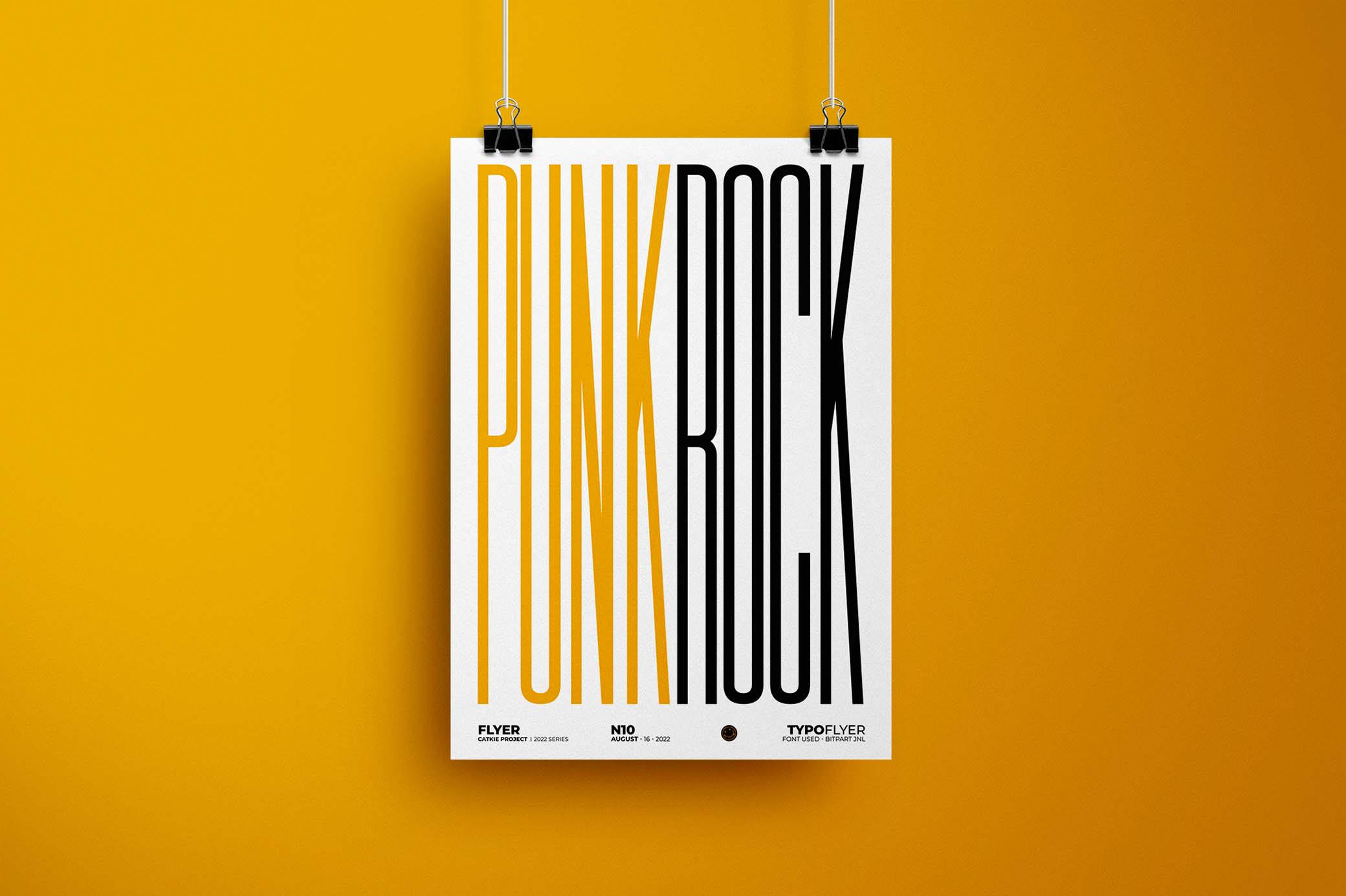 Typographic Flyer Template