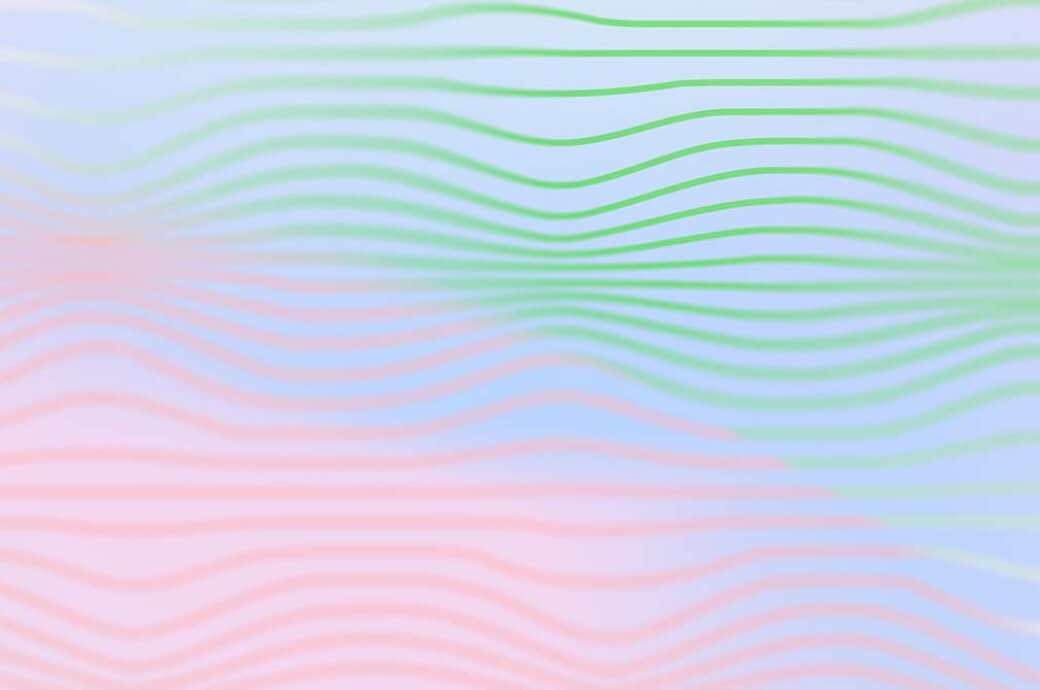 Gradient Wavy Texture Background Set