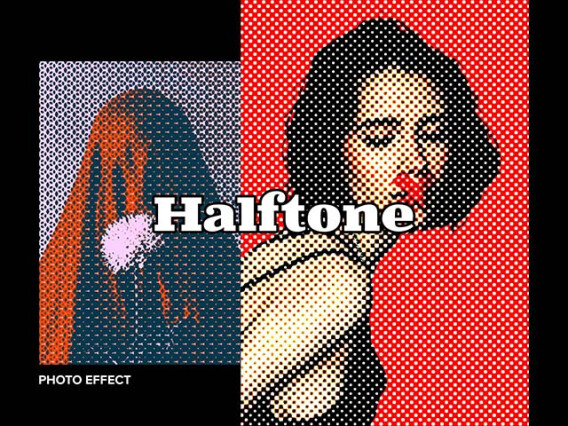 Halftone Poster Effect