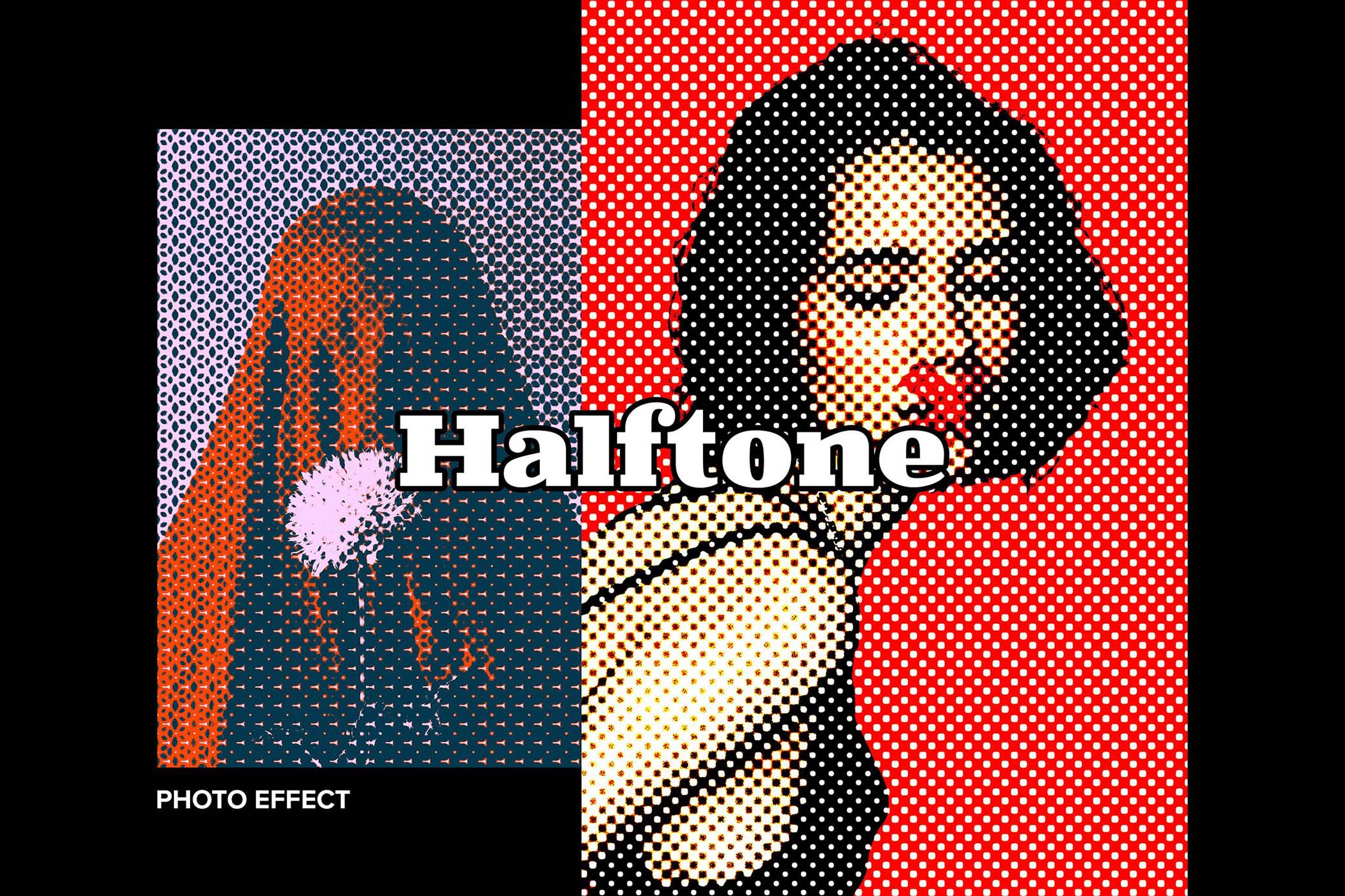 Halftone Poster Effect