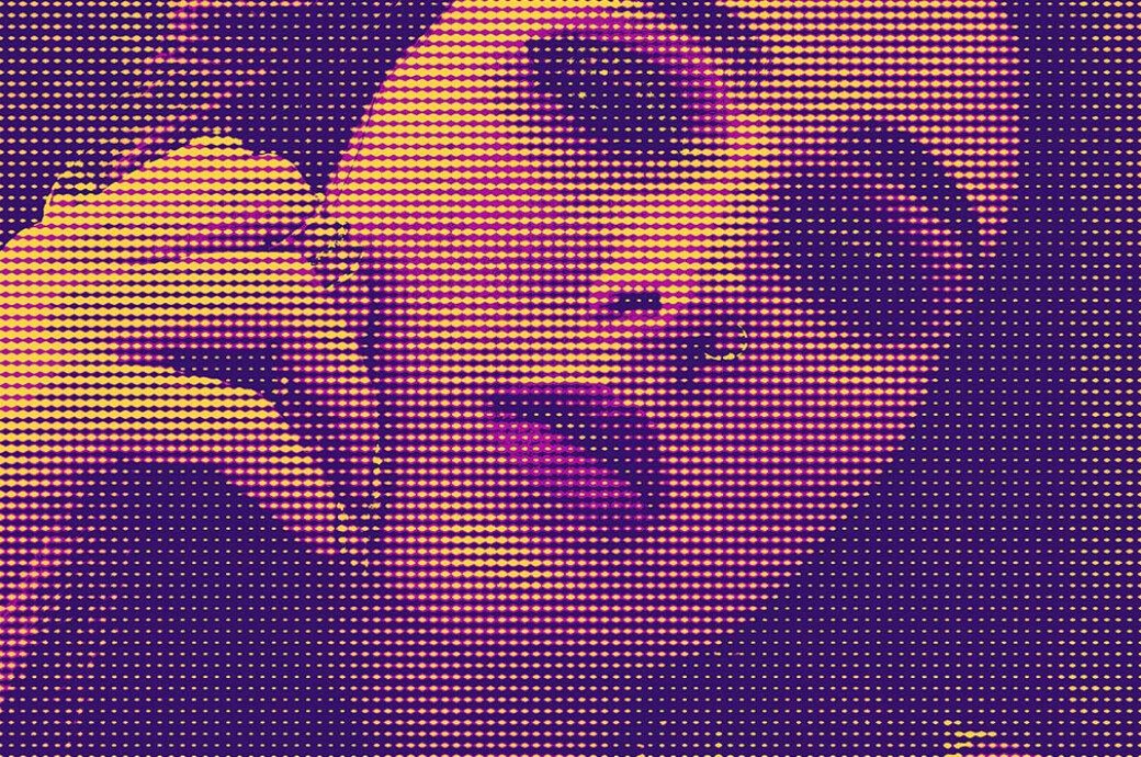 Halftone Poster Effect