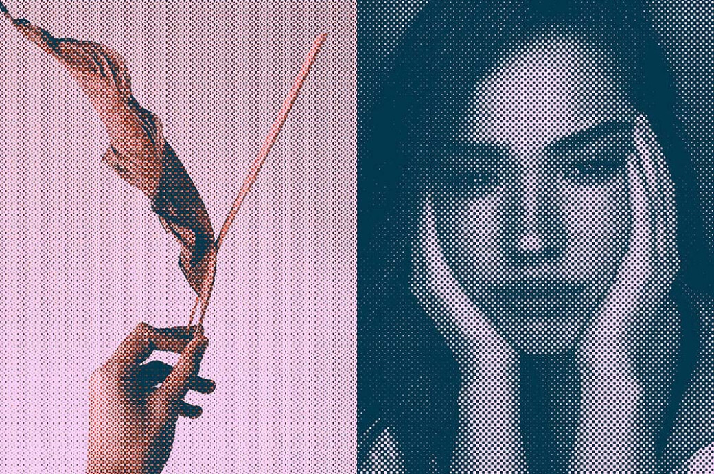 Halftone Poster Effect