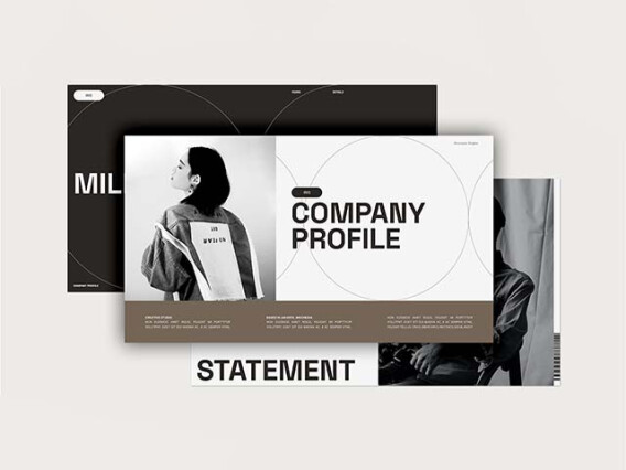 Iris Company Profile — PowerPoint Template