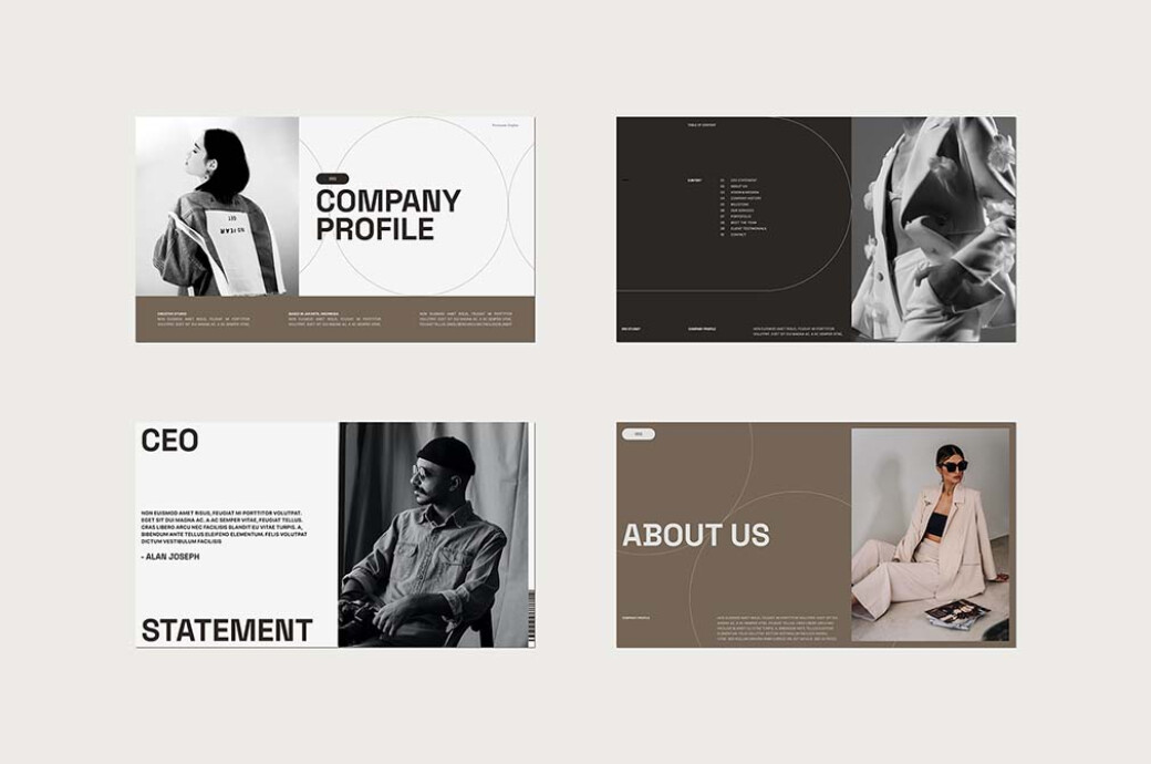 Iris Company Profile — PowerPoint Template