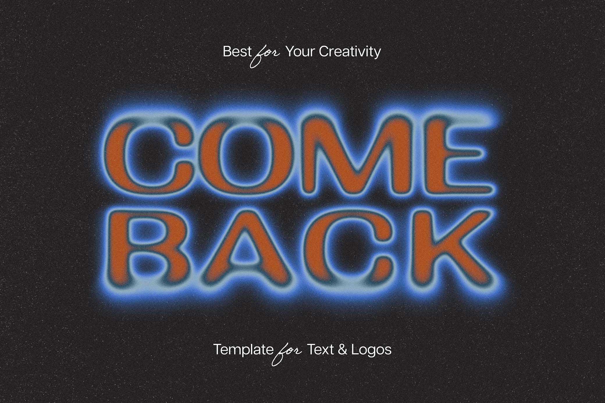 Come Back Text Effect