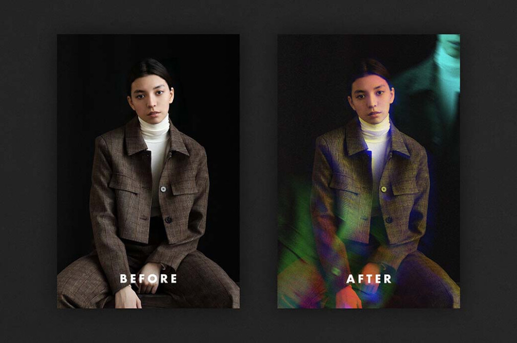 Prism Distortion Photoshop Effect