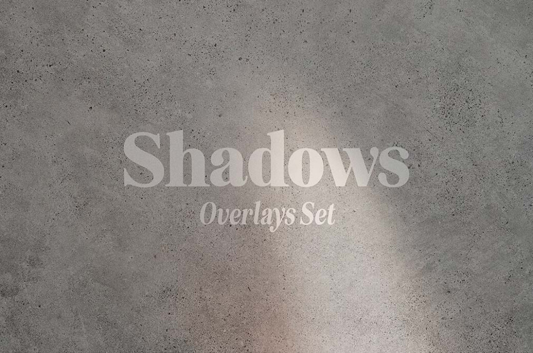 Floral Shadow Overlays