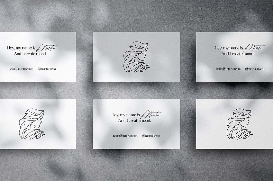 Floral Shadow Overlays