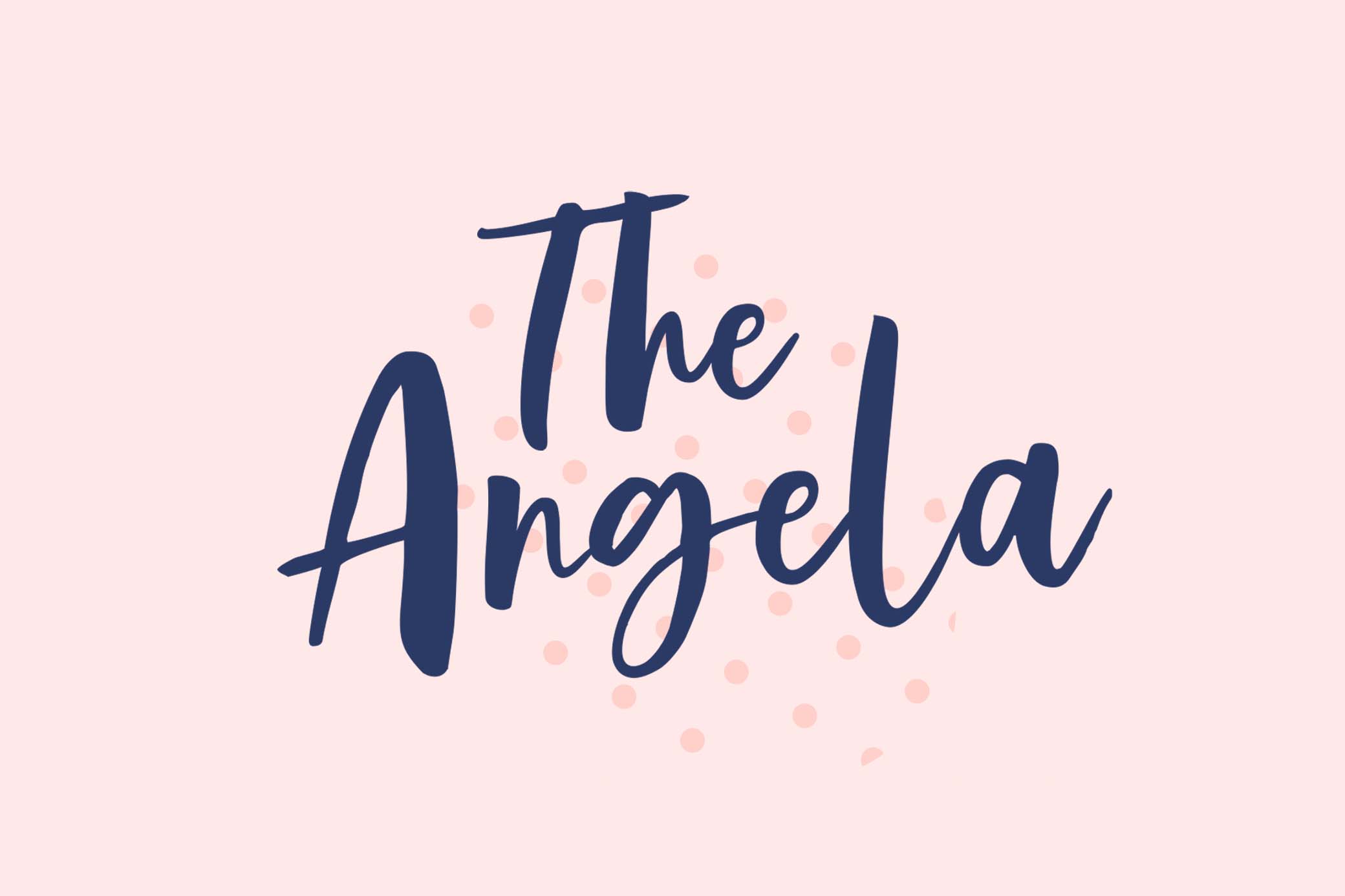 The Angela Script Font