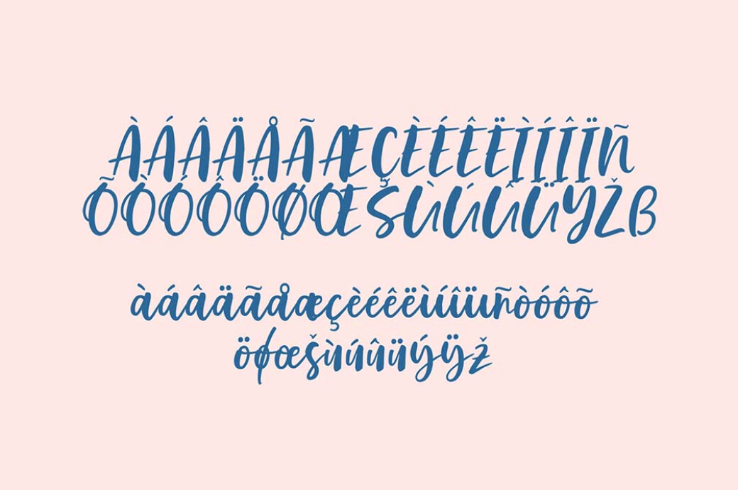 The Angela Script Font