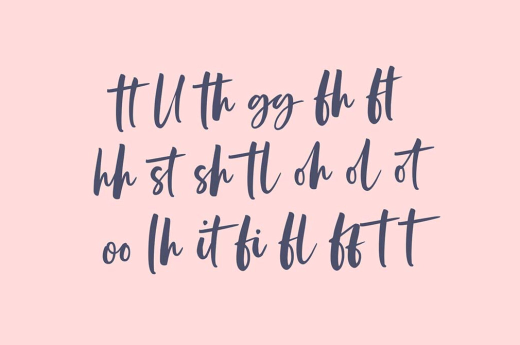 The Angela Script Font