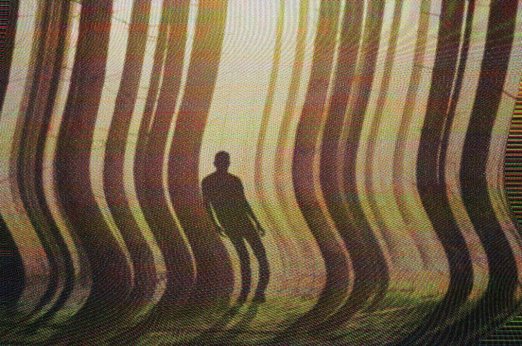 Screen Flicker Poster Effect