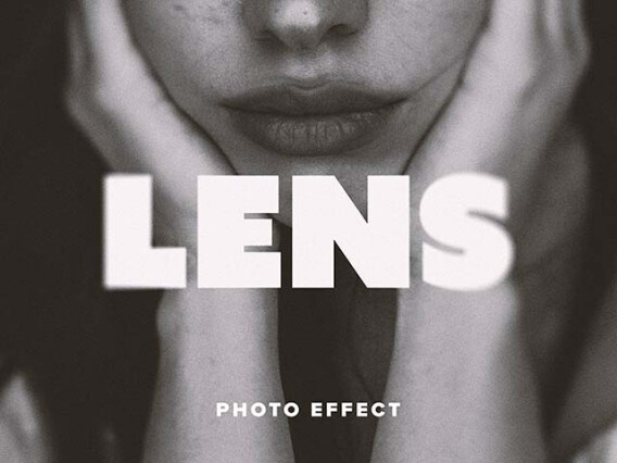 Retro Lens Photo Effect