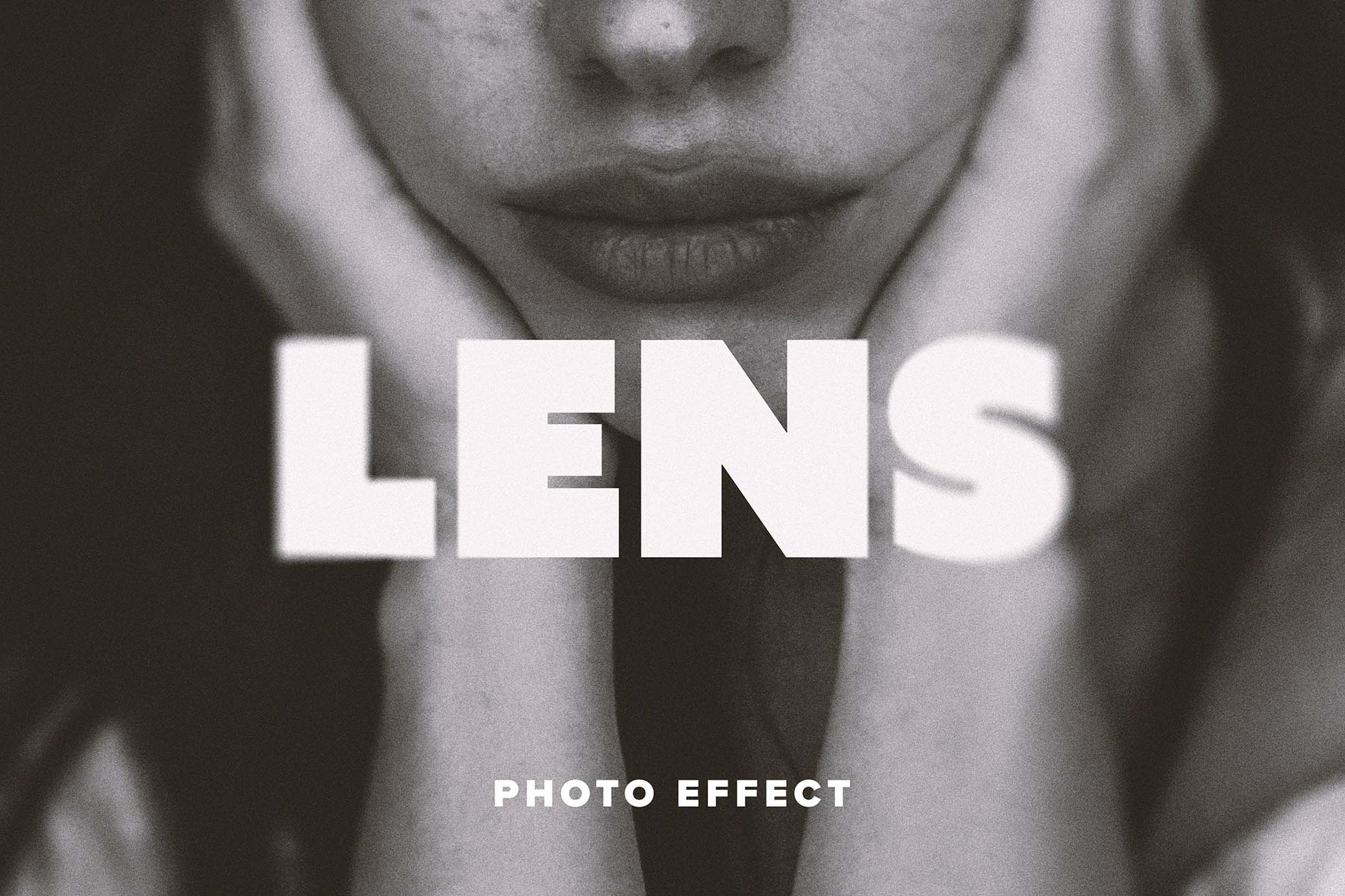 Retro Lens Photo Effect