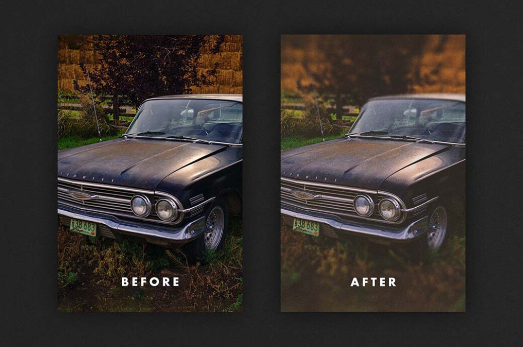 Retro Lens Photo Effect