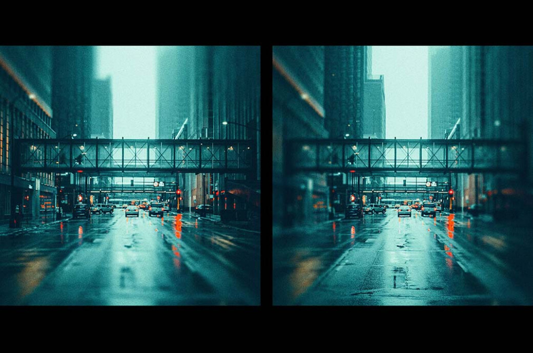 Retro Lens Photo Effect