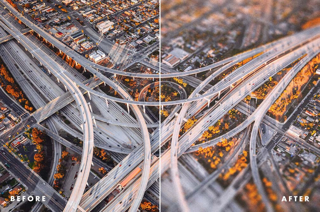 Retro Lens Photo Effect