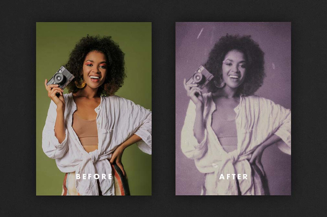 Vintage Portrait Effect