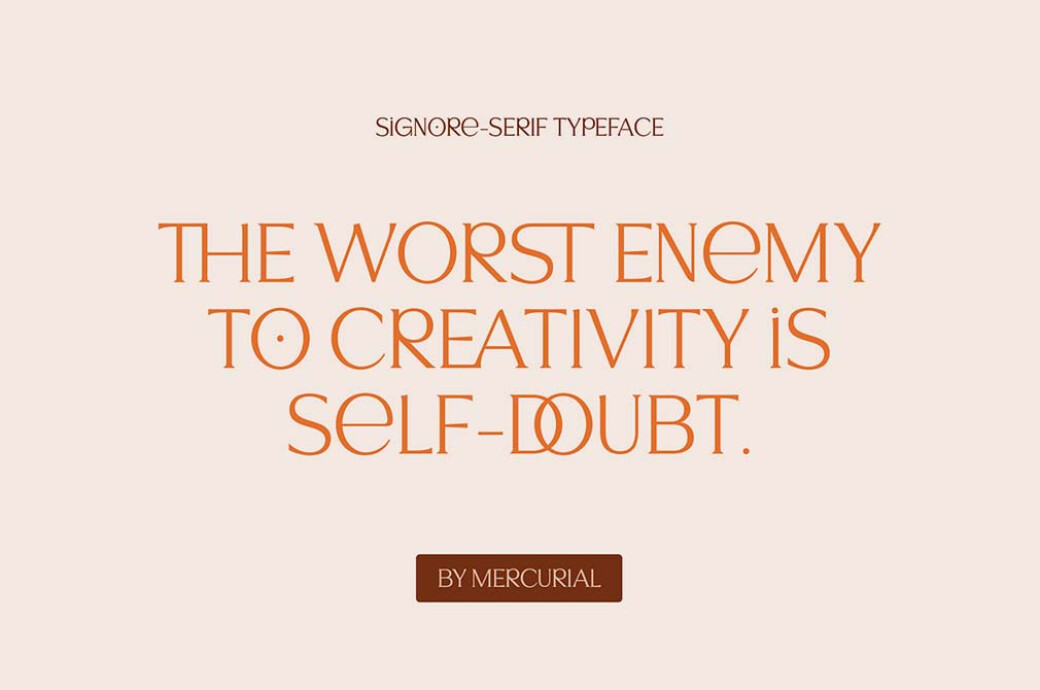 Signore Serif Typeface