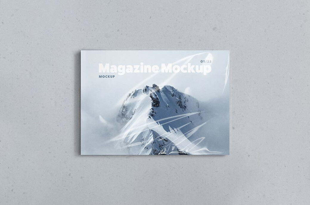 Landscape Magazine Mockup