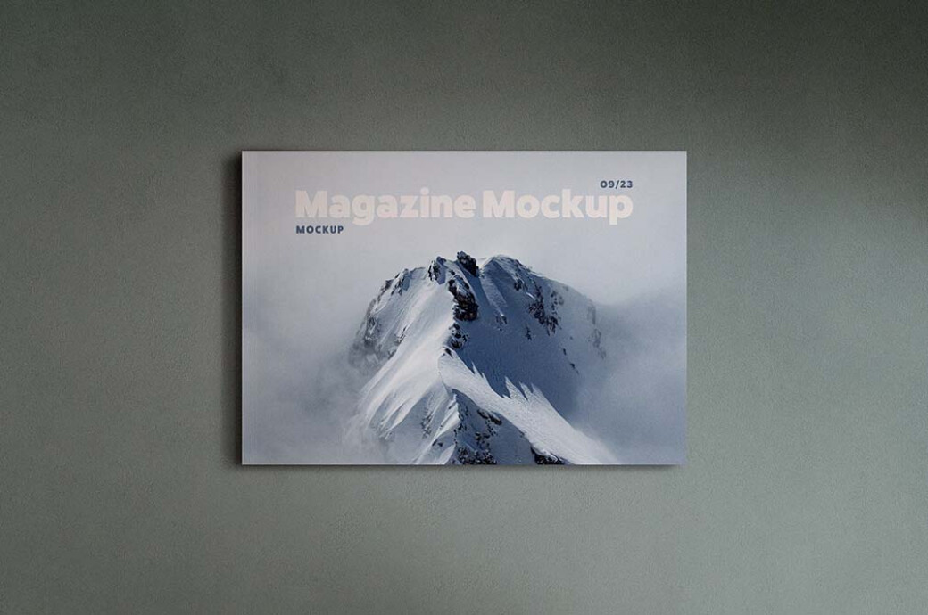 Landscape Magazine Mockup