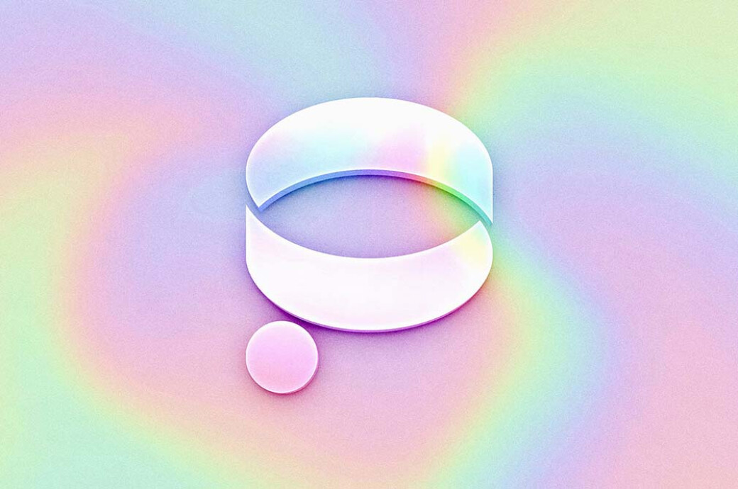 Holographic Text Effect