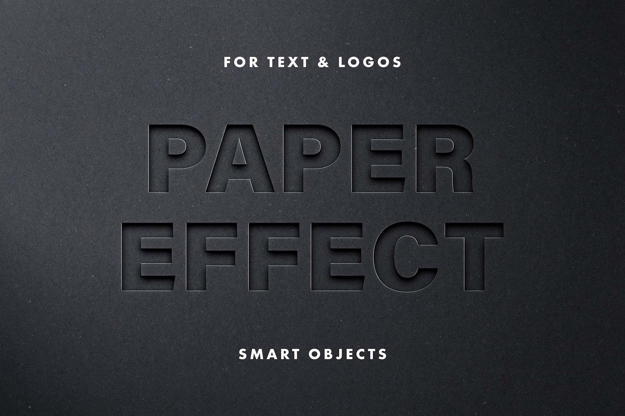 Cutout Paper Text Effect