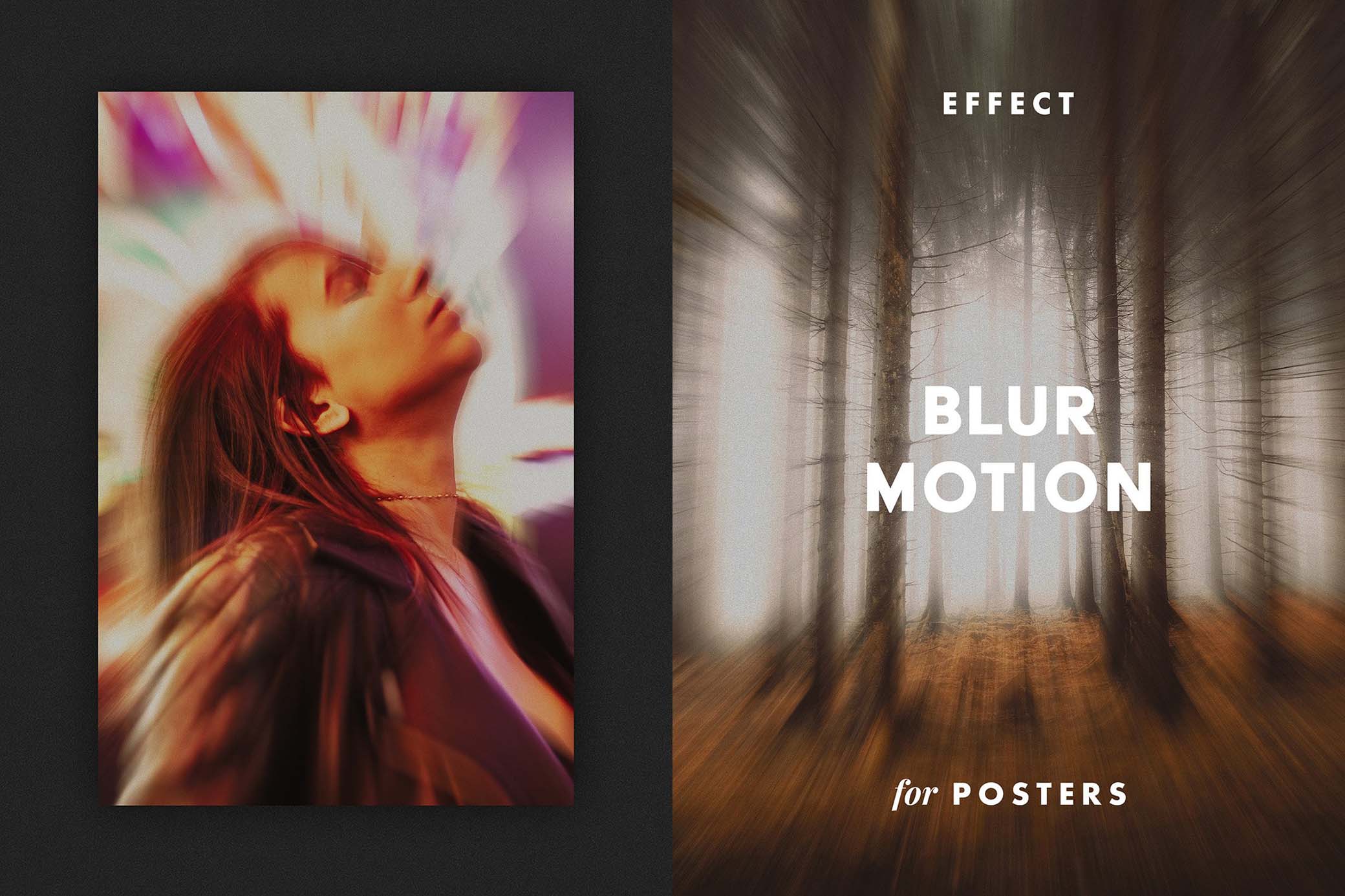 Blur Motion Poster Effect