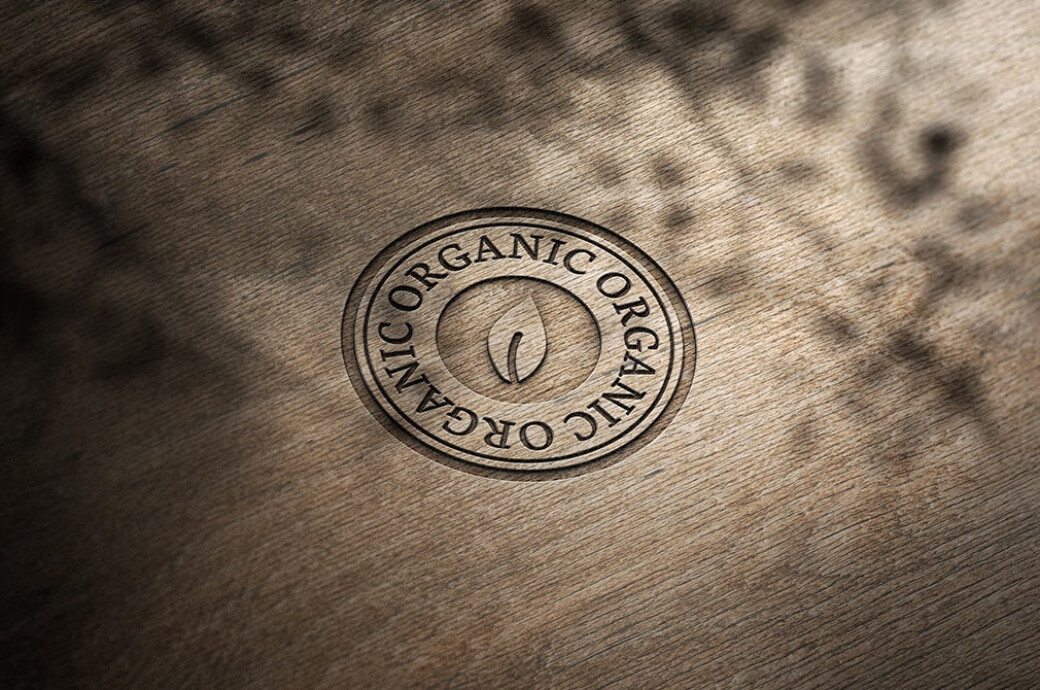 Woodcut Logo Mockup