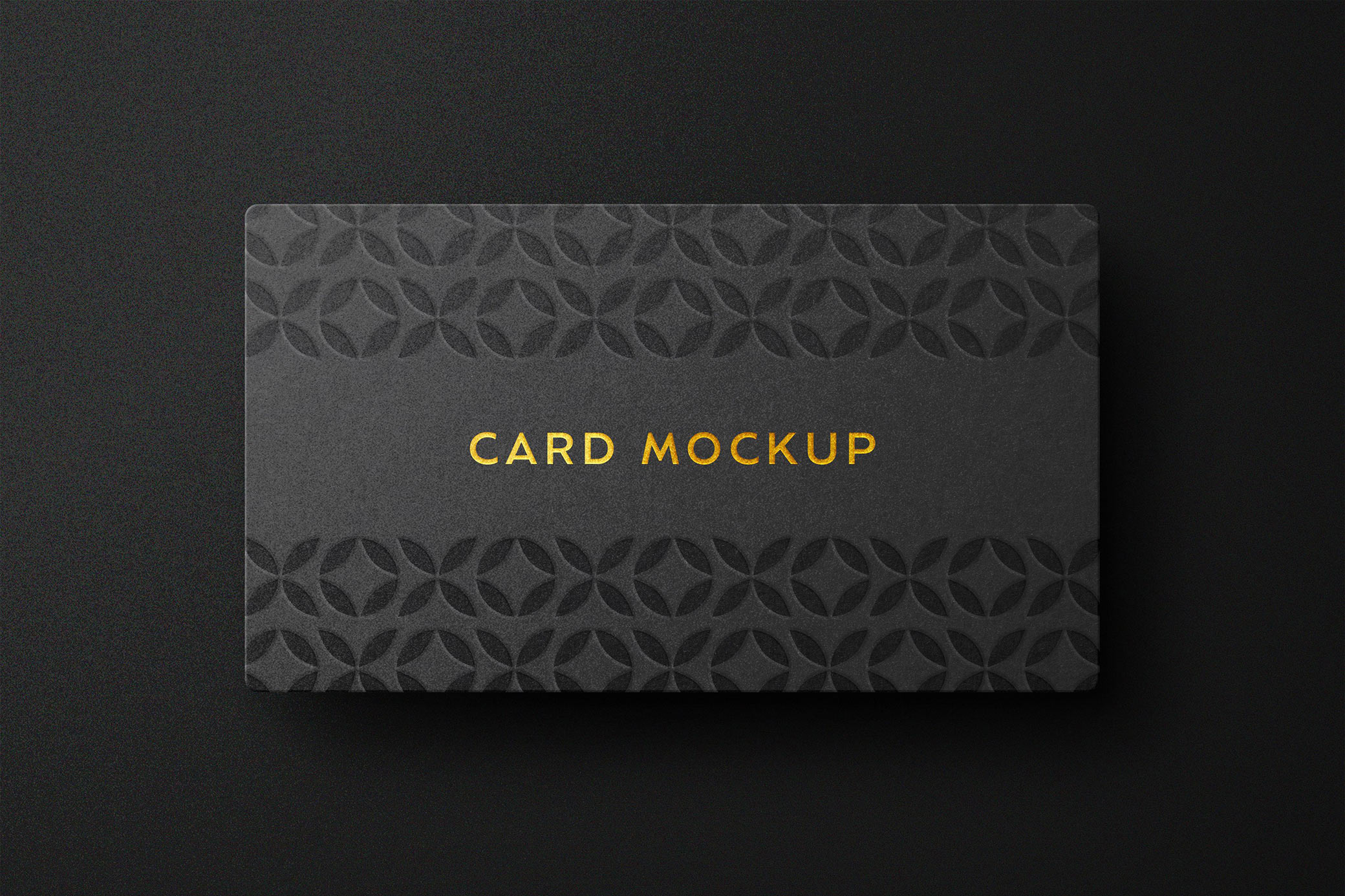 Deluxe Card Logo Mockup