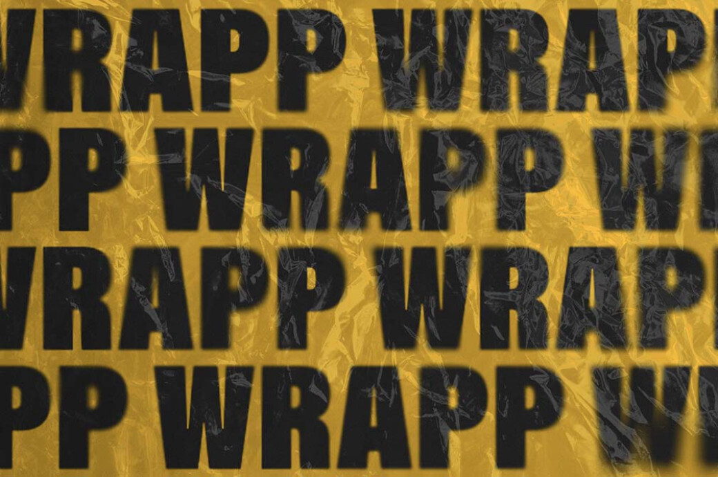 Plastic Wrap Logo Mockup