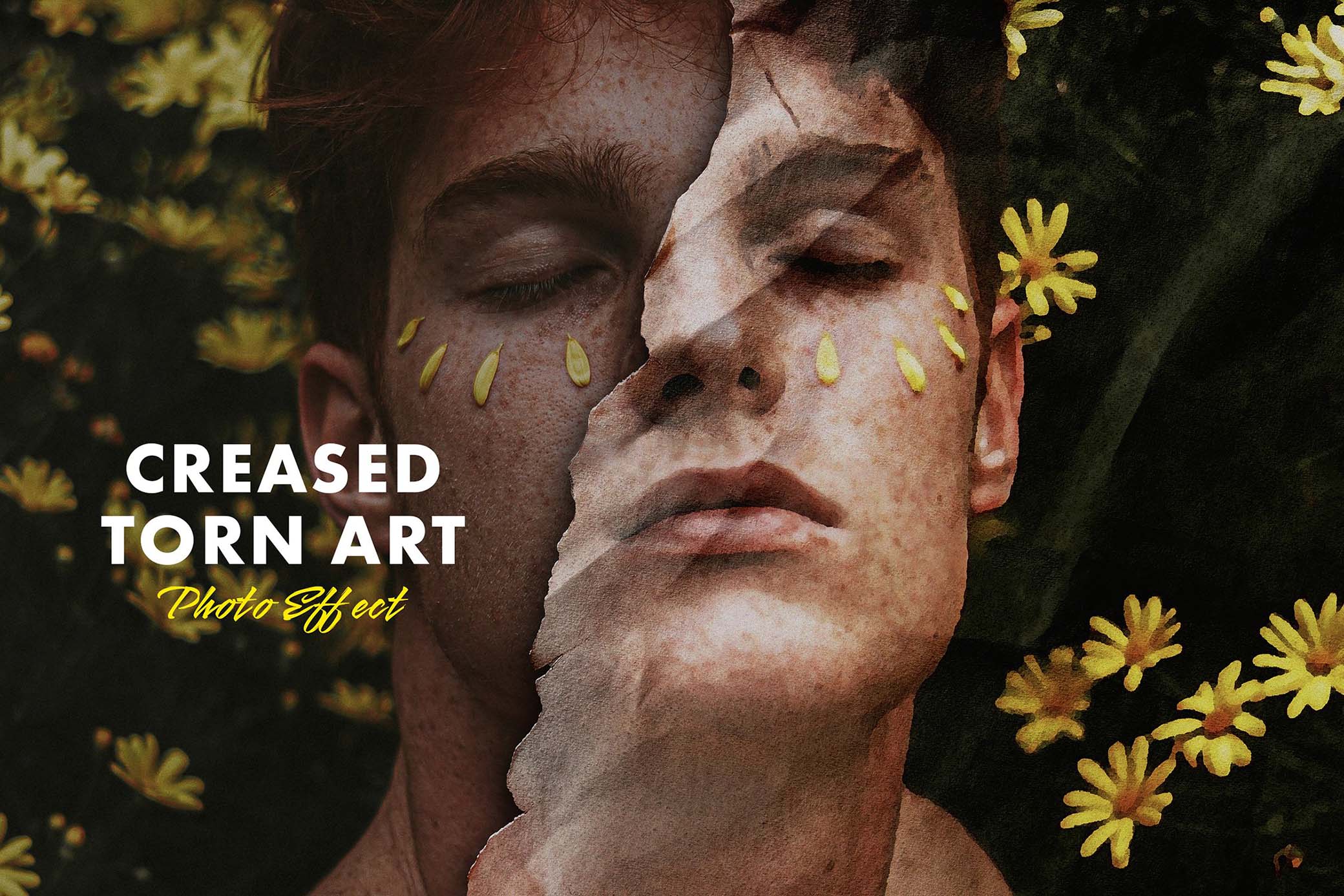 Creased Torn Art Effect