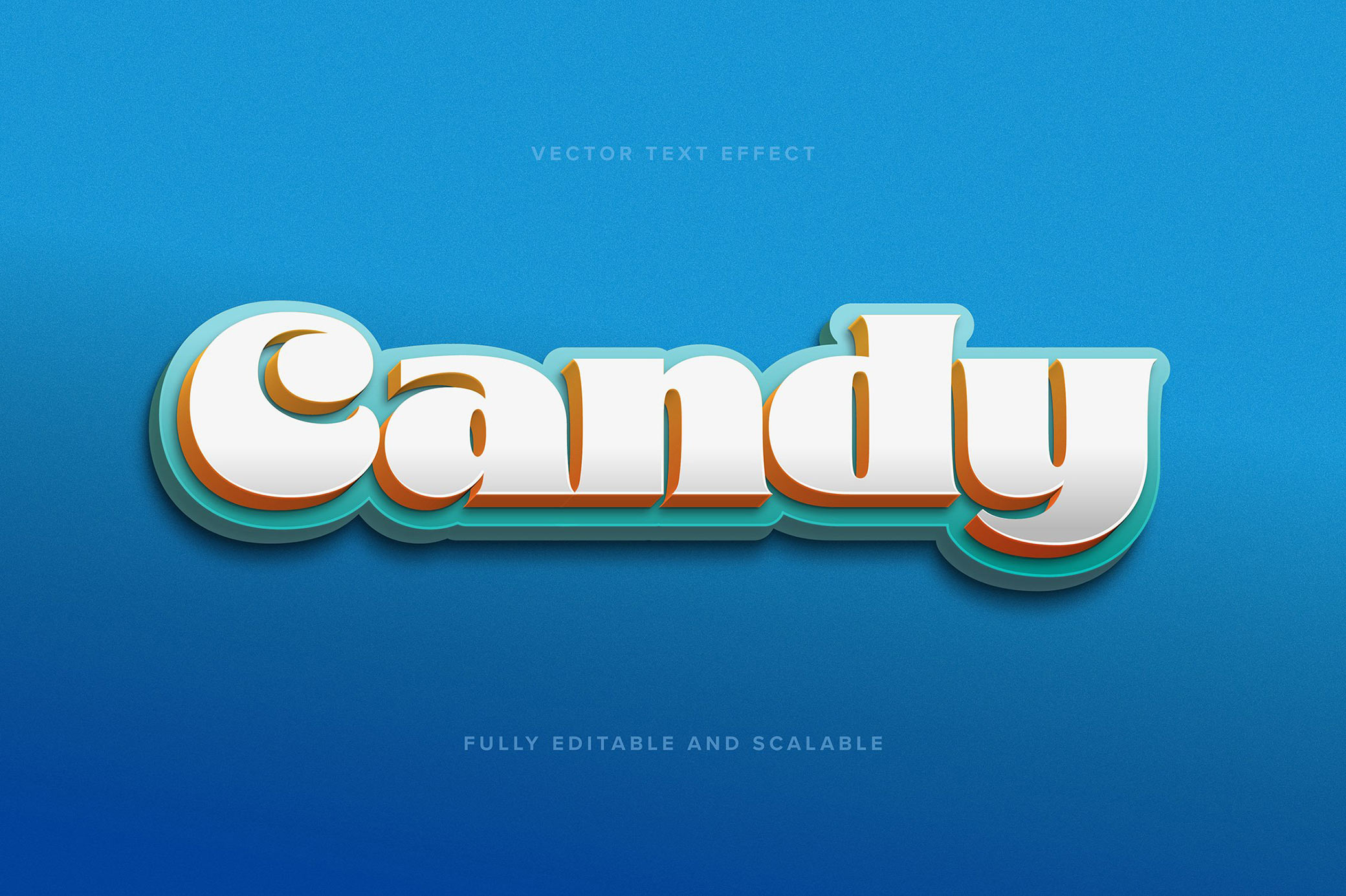 Candy Vector Text Effect