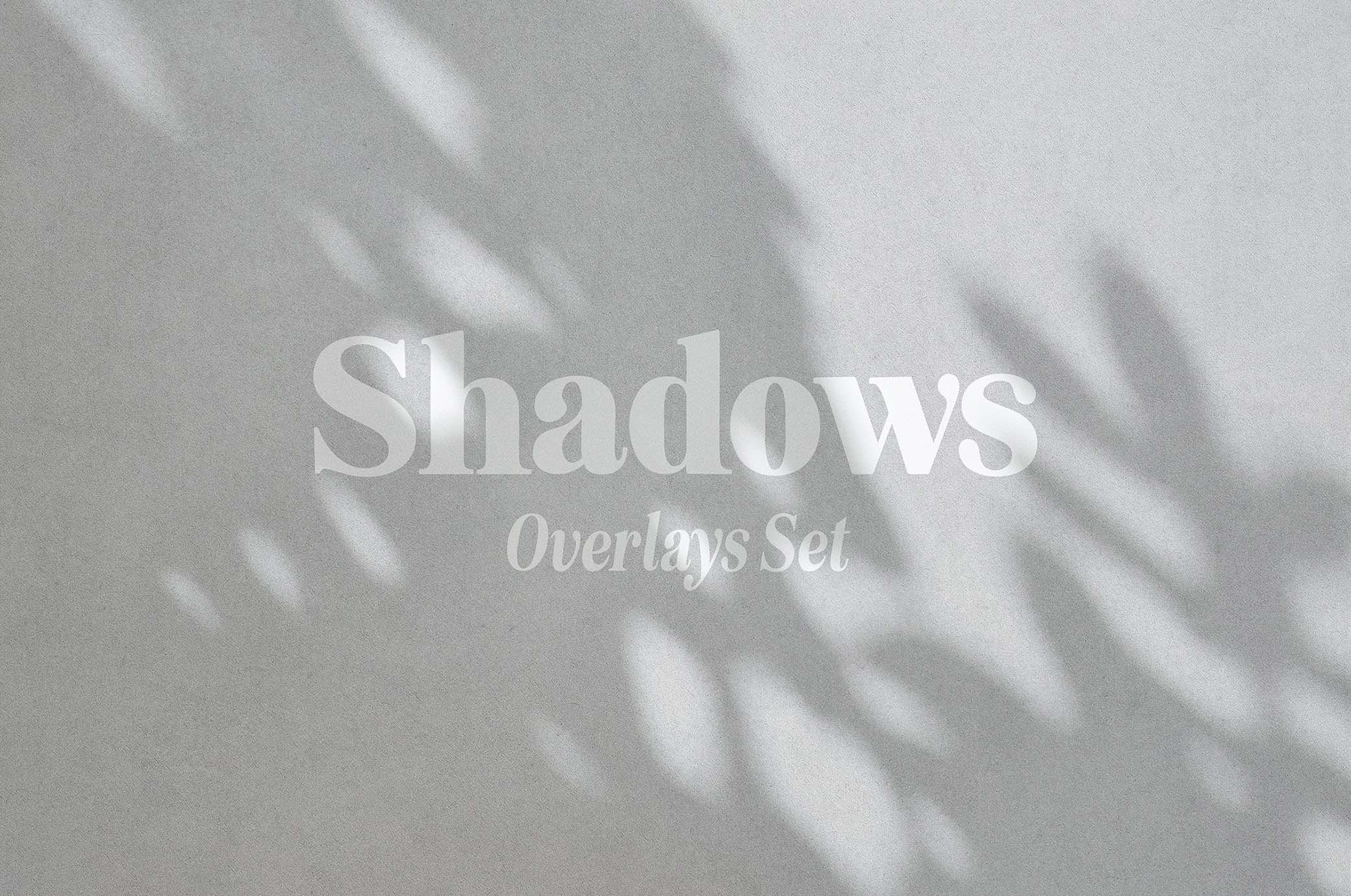Realistic Shadow Overlays Set
