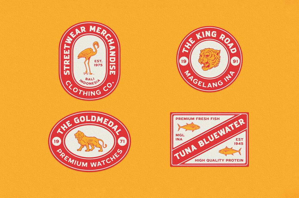 Decades: Badge & Logo Templates