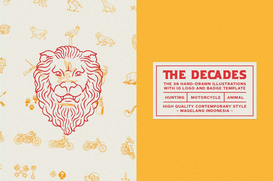 Decades: Badge & Logo Templates
