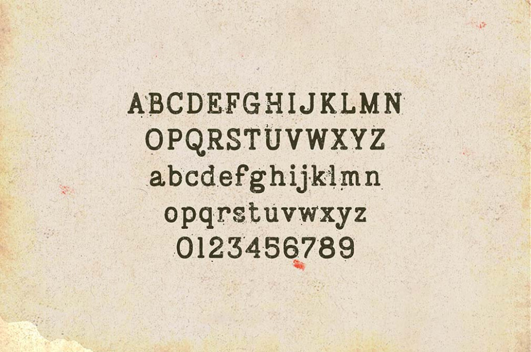 Bygonest Typewriter Font