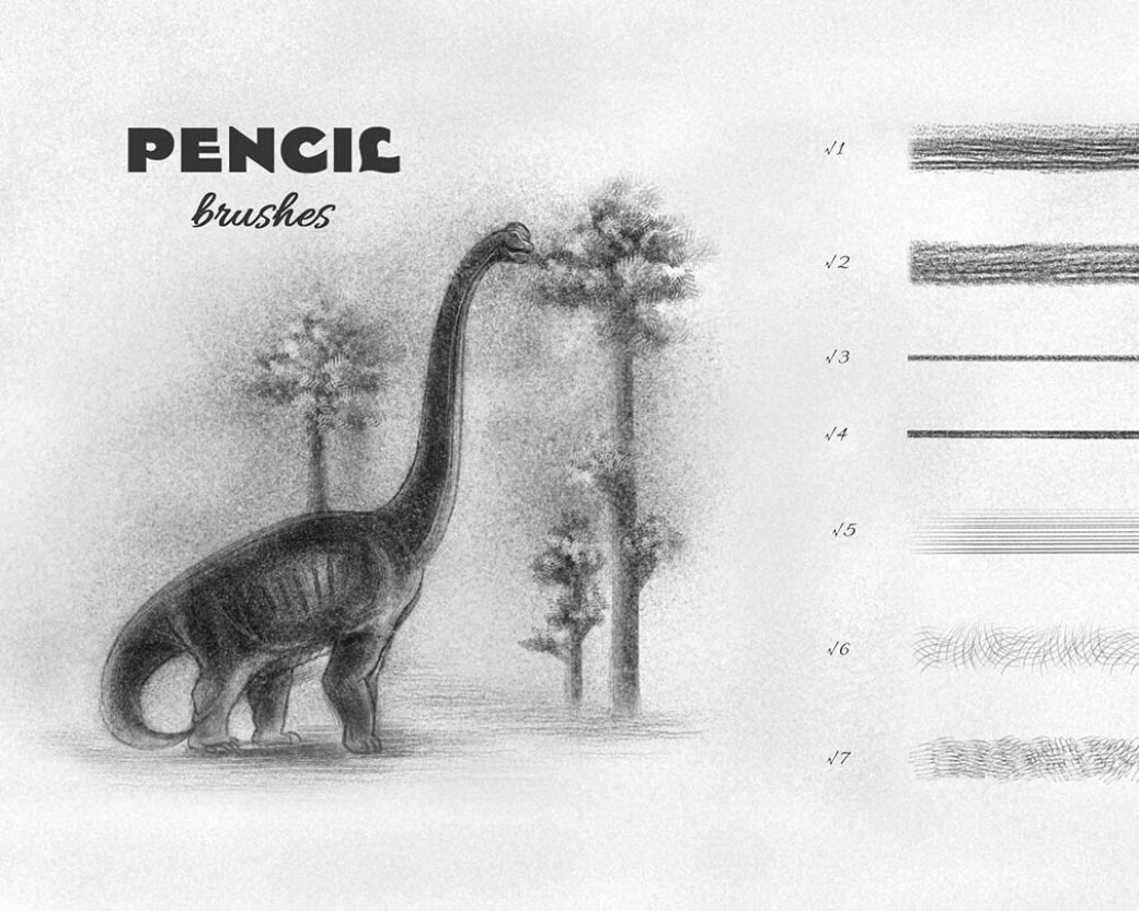 Sketch Pencil Procreate Brushes