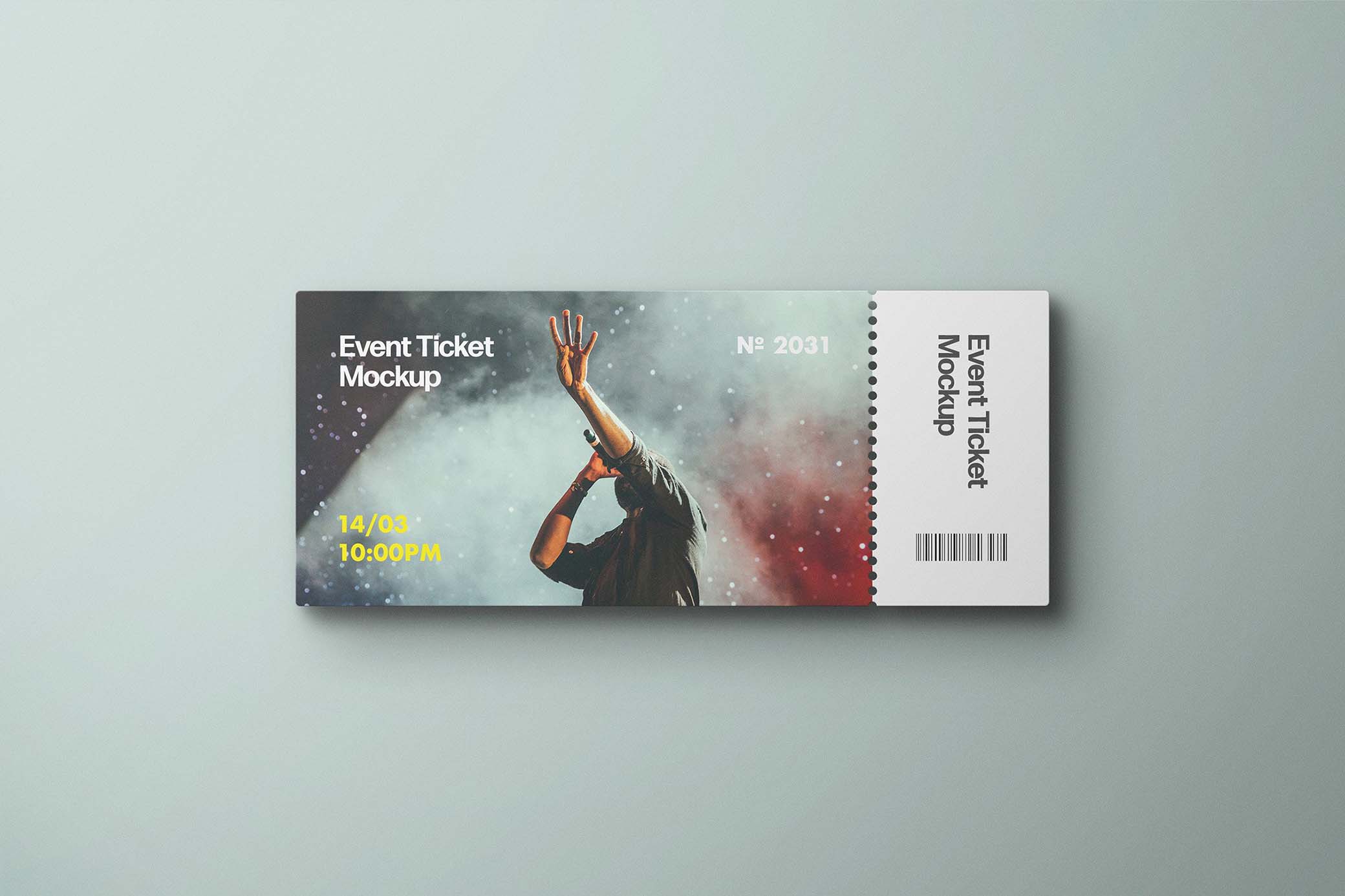 Event Ticket Mockup