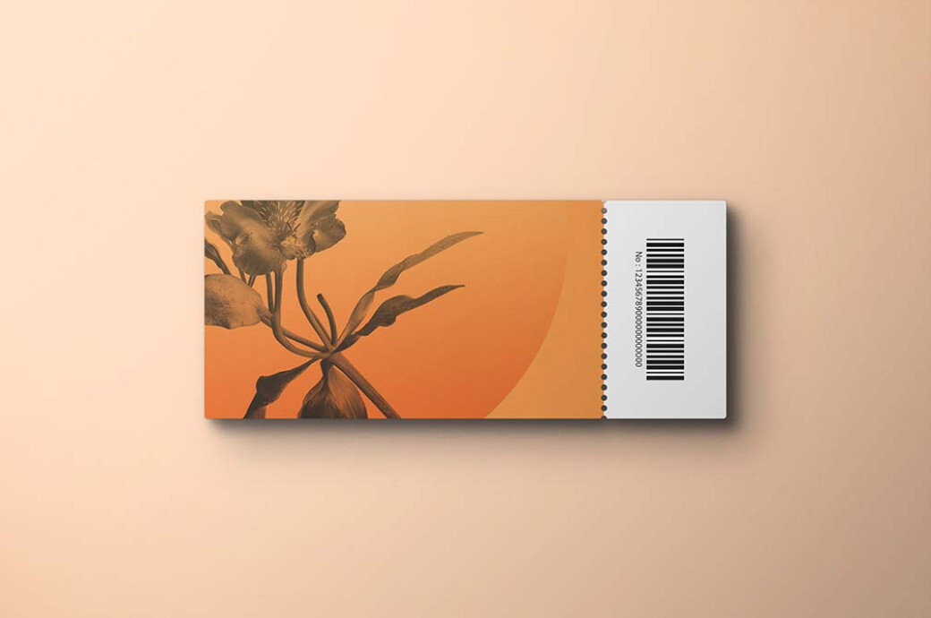 Event Ticket Mockup