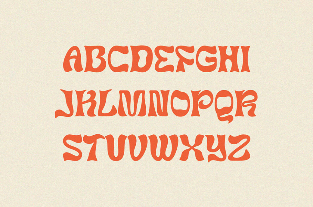 Surreal Psychedelic Typeface