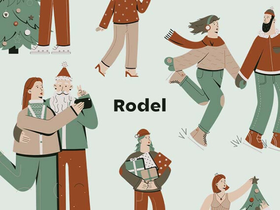 Rodel Christmas Illustrations