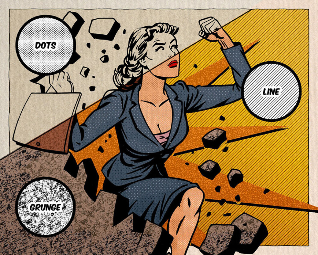 Comics Halftone Procreate Brushes