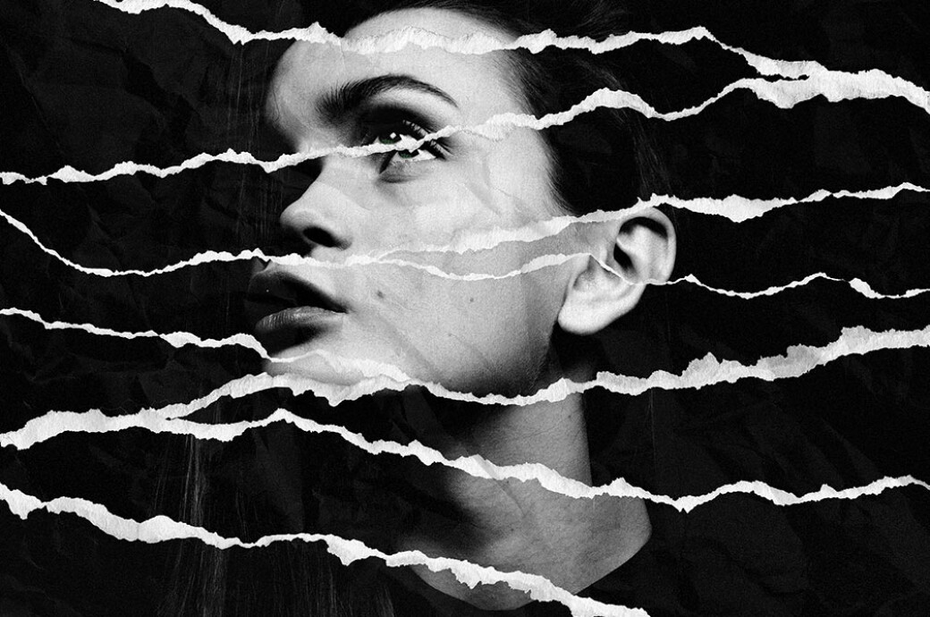 Torn Paper Photoshop Effect